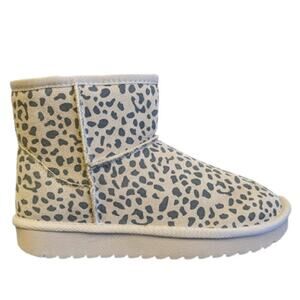 CUSHIONAIRE Womens Hipster Genuine Suede pull on boot-Tan Spotted-8-NNTNB-S231